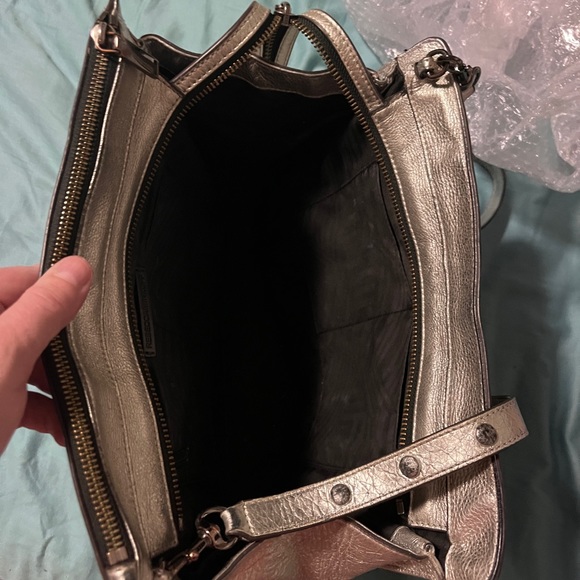 Rebecca Minkoff silver leather bag - Picture 5 of 7